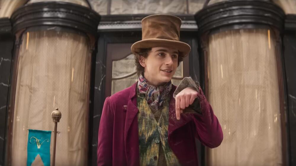Wonka con Timothée Chalamet, scena da Trailer