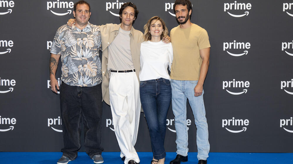 Greta Scarano, Dario Aita e Eugenio Franceschini al Prime Video Presents Italia 2026 per presentare Come distruggere l'ex, il 9 luglio 2026 in Roma (Italia)