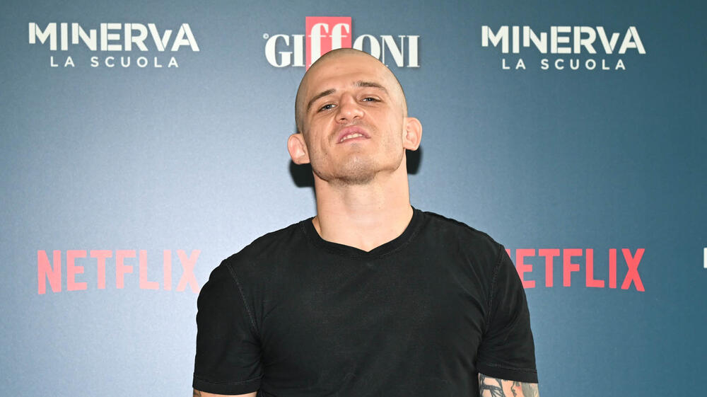 Giulio Brizzi all'anteprima di Minerva - La Scuola al Giffoni Film Festival, il 21 luglio 2026