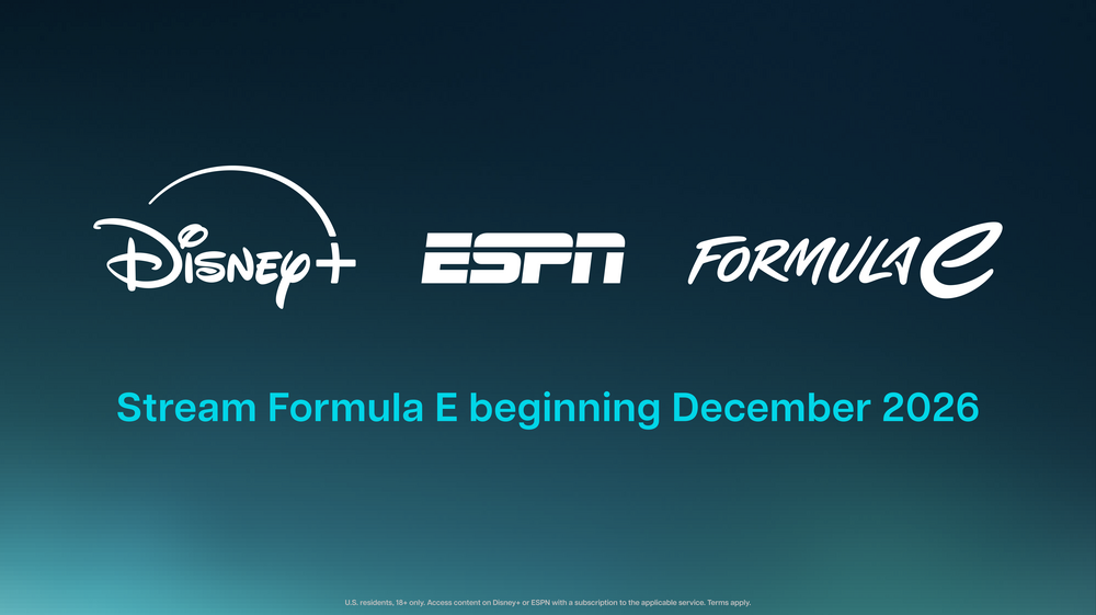 Formula E su Disney+ dalla Stagione 2026-27
