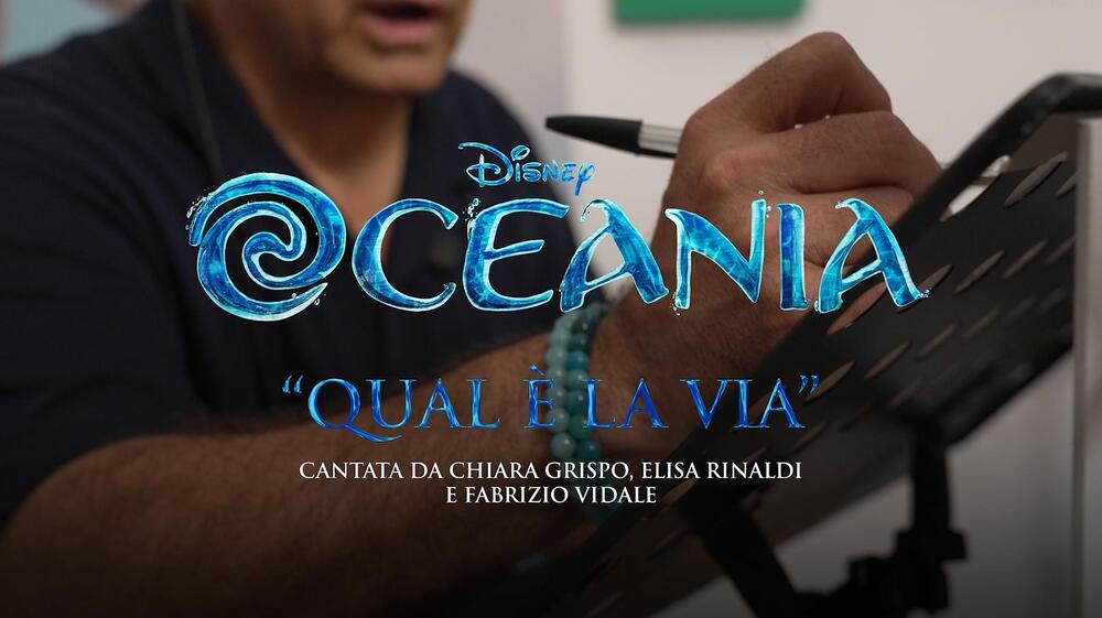 Oceania (live-action) - Backstage del brano 'Qual'è la Via'