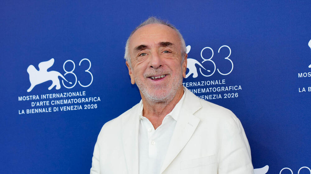 L'attore Silvio Orlando al photocall del film Dio Ride al Festival del Cinema di Venezia 83, sabato 12 settembre 2026