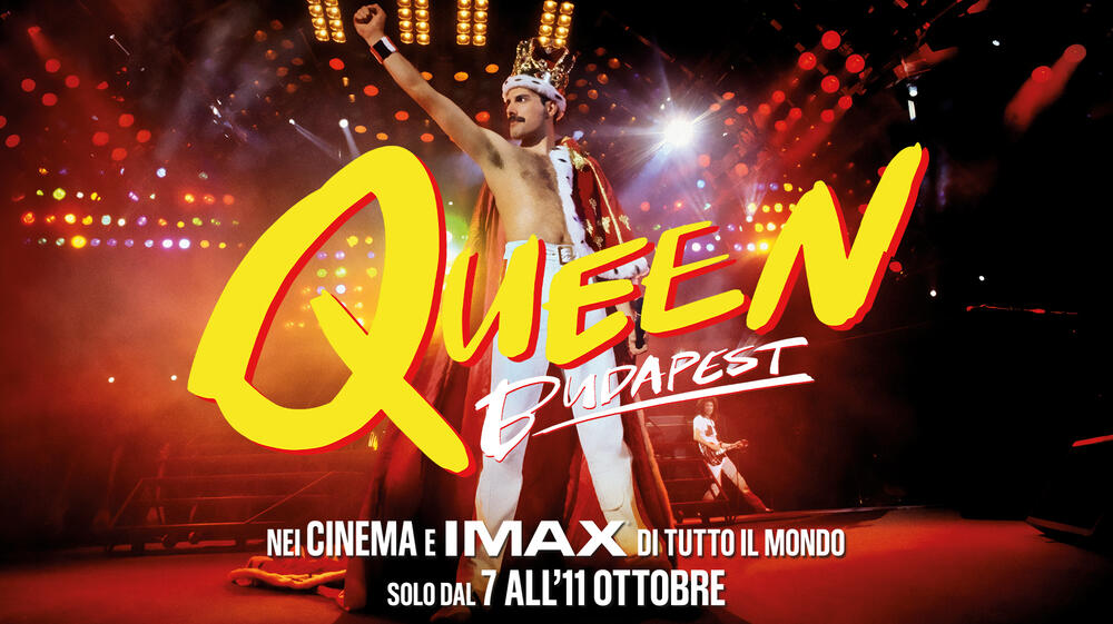 Hungarian Rapsody Queen Live in Budapest - Poster orizzontale (40° Anniversario)
