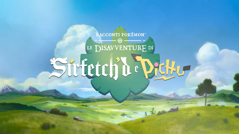 Racconti Pokémon - Le disavventure di Sirfetch'd e Pichu - Poster logo orizzontale