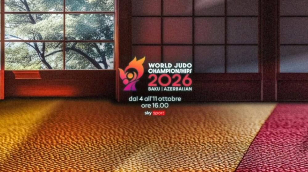 World Judo Championship 2026 di Baku su Sky e NOW