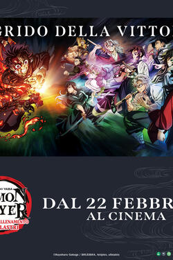 Demon Slayer Kimetsu No Yaiba - Verso il villaggio dei forgiatori di katana - Poster cinema