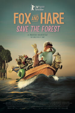 Fox And Hare Save The Forest di Mascha Halberstad - Poster