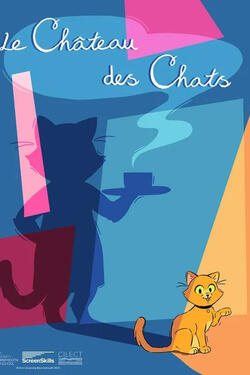 Le Chateau Des Chats di Ottilie Collingridge - Poster