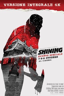 Shining - Poster versione 4k cinema 2024