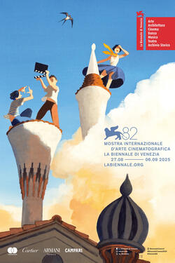 Mostra del Cinema di Venezia 82 - poster verticale