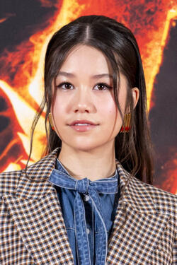 Trinity Jo-Li Bliss all'Hotel Principe di Savoia in occasione dell'anteprima italiana di Avatar: Fuoco e Cenere