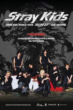 Stray Kids World Tour 'Run It' - Live Viewing - Poster