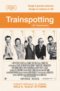 Trainspotting di Danny Boyle - Poster 30° Anniversario (2026)