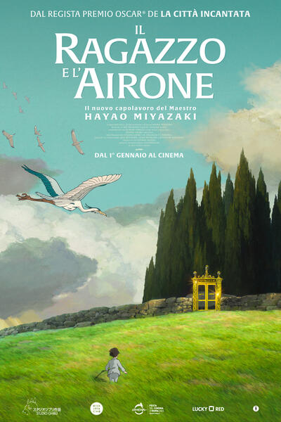 Il ragazzo e l'airone di Hayao Miyazaki - Poster