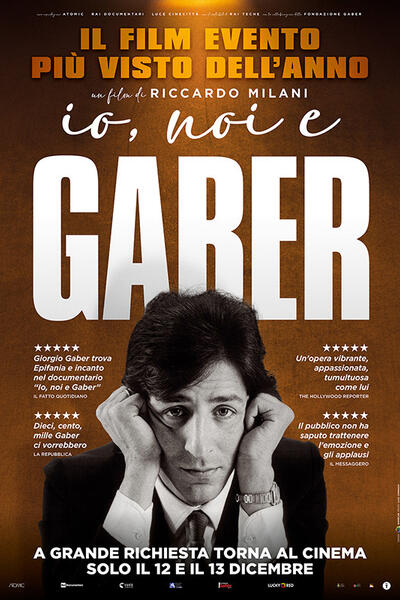 Io, noi e Gaber di Riccardo Milani - Poster