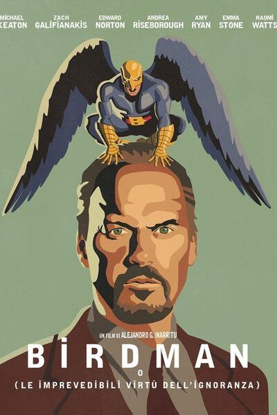 Birdman o (L'imprevedibile virtù dell'ignoranza) - Poster VOD
