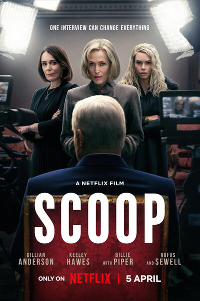 Scoop di Philip Martin - Poster Netflix