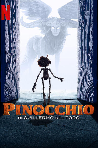 Pinocchio di Guillermo del Toro - Poster Netflix