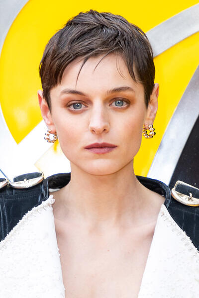 Emma Corrin partecipa al Fan Event britannico di Deadpool & Wolverine dei Marvel Studios all'Eventim Apollo, Londra, l'11 luglio 2024.