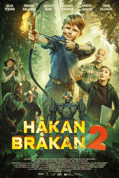 Håkan Bråkan 2 di Ted Kjellsson - Poster