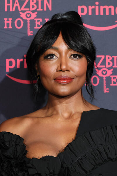 Patina Miller attende la proiezione speciale & Post Reception di Hazbin Hotel a AMC Empire 25 l'8 gennaio 2024 in New York City