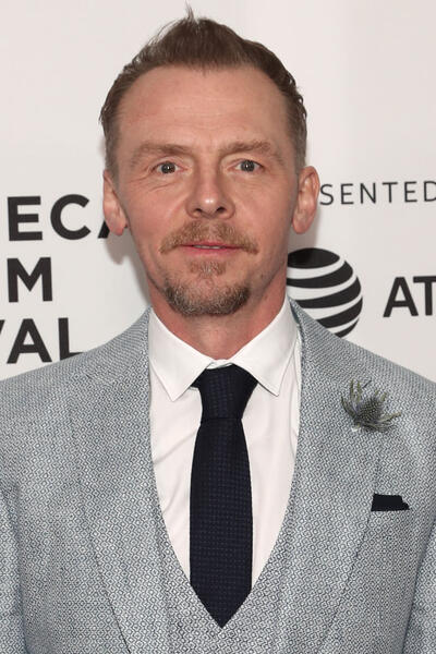 Simon Pegg alla Premiere Mondiale di The Boys al Tribeca Film Festival 2019 in New York, NY