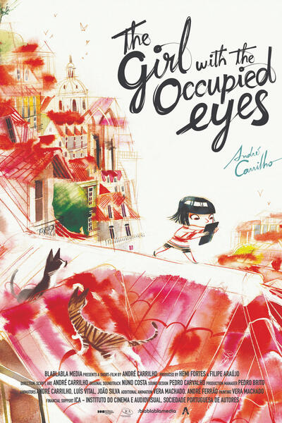 The Girl With The Occupied Eyes di André Carrilho - Poster
