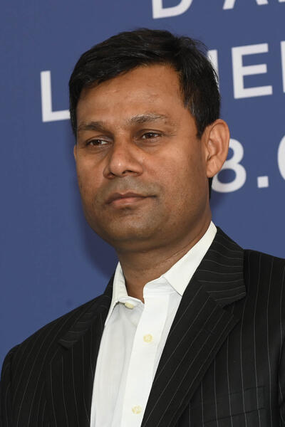 Il regista Deepak Rauniyar al Photocall di Pooja, Sir a Venezia 81 il 29 agosto 2024