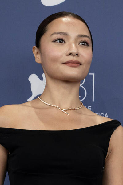 L'attrice Xenia Tan al photocall di Broken Rage di Takeshi Kitano a Venezia 81 il 6 settembre 2024