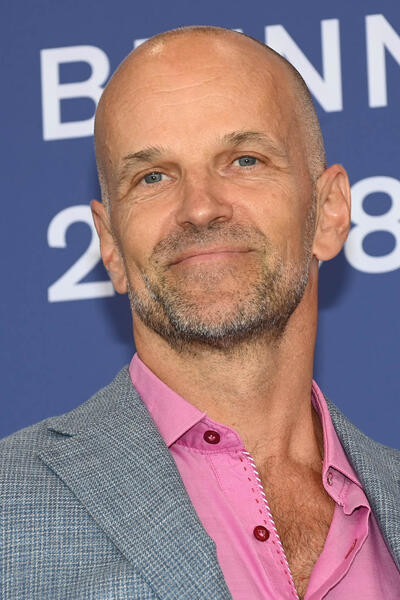 L'attore Lars Jacob Holm al photocall di Kjærlighet (Love) di Dag Johan Haugerud a Venezia 81 il 6 settembre 2024