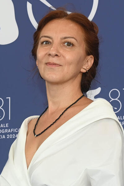 La produttrice Irina Enea al photocall del film Anul nou care n-a fost di Bogdan Mureşanu a Venezia 81 il 1 settembre 2024