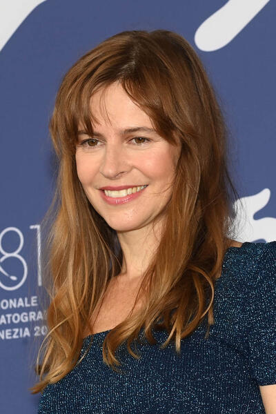 La regista Maura Delpero al photocall del film Vermiglio a Venezia 81 il 2 settembre 2024