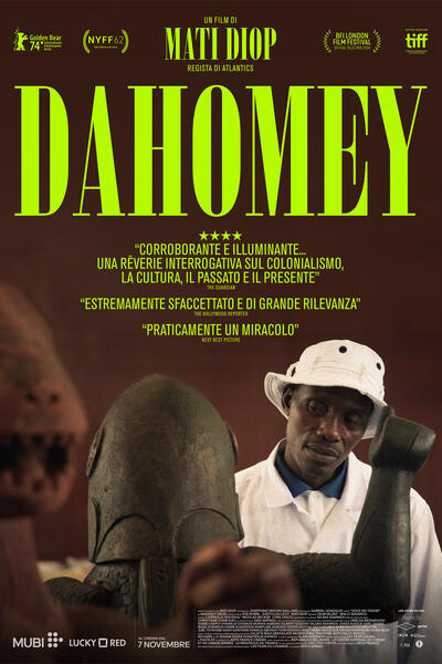 Dahomey di Mati Diop - Poster