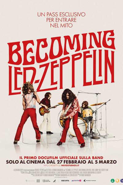 Becoming Led Zeppelin di Bernard MacMahon - Poster