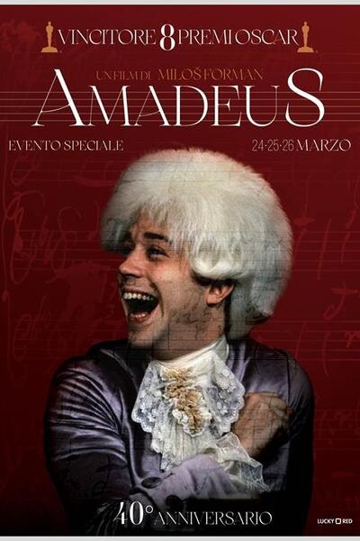 Amadeus di Milos Forman - Poster