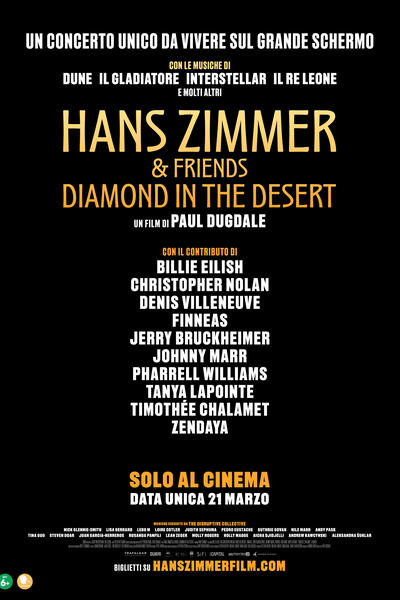Hans Zimmer & Friends Diamond in the Desert - Poster