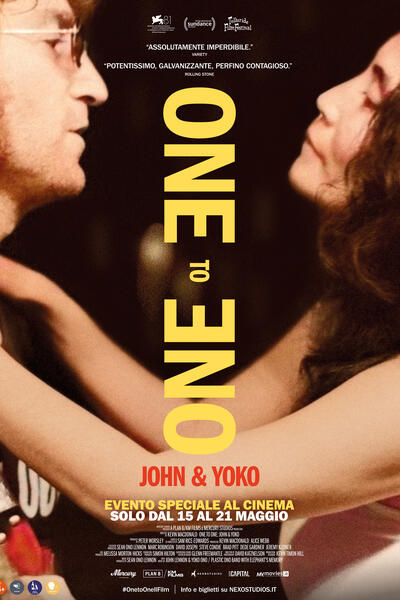 One to One John & Yoko - Poster cinema