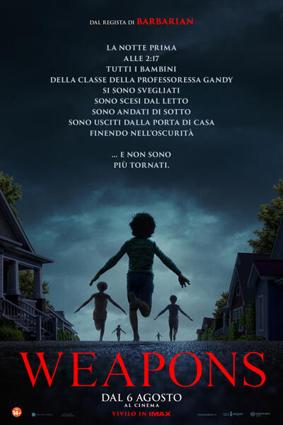 Weapons di Zach Cregger - Poster