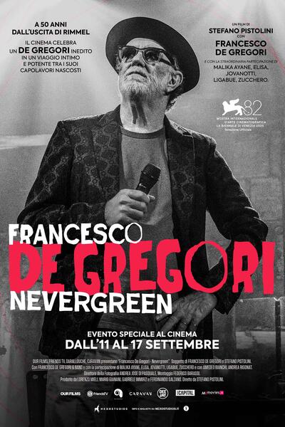 Francesco De Gregori. Nevergreen - Poster verticale