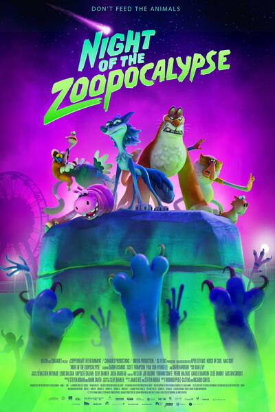 Night of the Zoopocalypse di Ricardo Curtis, Rodrigo Perez-Castro - Poster