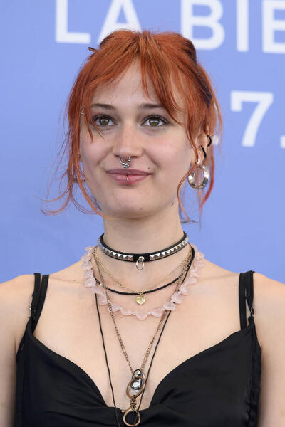 L'attrice Lilly Lindner al photocall del film The Souffleur di Gaston Solnicki alla 82a Mostra del Cinema di Venezia, domenica 31 agosto 2025