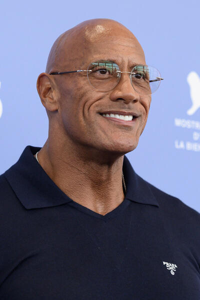 Dwayne Johnson al photocall del film The Smashing Machine di Benny Safdie alla 82a Mostra del Cinema di Venezia, lunedì 1 settembre 2025