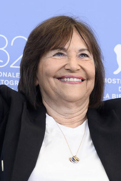 La produttrice Sue Cameron al photocall del film Kim Novak's Vertigo di Alexandre O. Philippe alla 82a Mostra del Cinema di Venezia, lunedì 1 settembre 2025