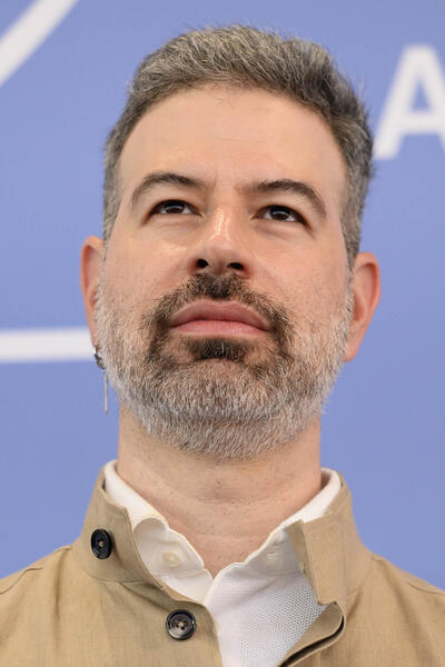 Il regista David Pablos al photocall del film On the Road alla 82a Mostra del Cinema di Venezia, giovedì 4 settembre 2025