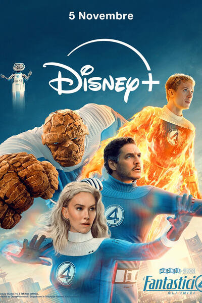 I Fantastici 4 Gli Inizi - Poster Disney+