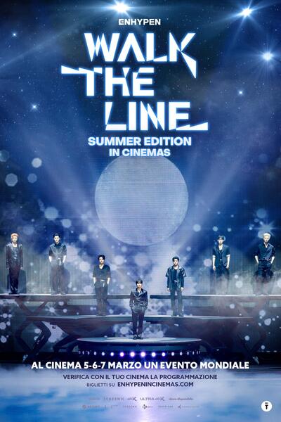 Enhypen [Walk The Line Summer Edition] In Cinemas - Poster