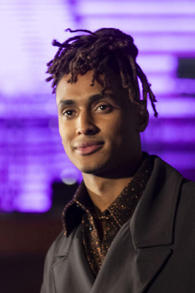 Madior Fall alla premiere mondiale di Roma di Love Me Love Me