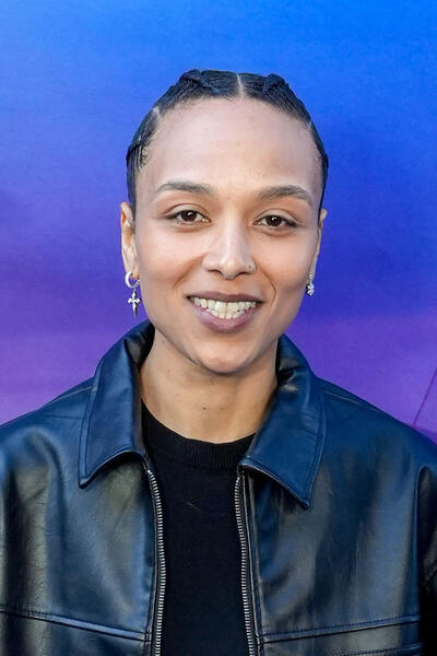 Megan Danso alla première di 'Messaggi per Isabelle' di Netflix al TUDUM Theater il 16 giugno 2026 a Hollywood, California