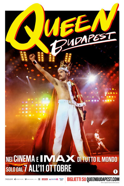 Hungarian Rapsody Queen Live in Budapest - Poster Cinema (40° Anniversario)