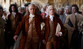 Michael Douglas e Noah Jupe in Benjamin Franklin 1x04